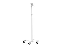Compulocks Borne Tablette Mobile VESA - Blanc - Pied - pour tablette - blanc - posé sur le sol - pour Compulocks Borne Tablette Mobile VESA - Blanc MCRSTDW