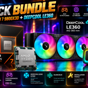 PACK AMD RYZEN 9800X3D BULK DEEPCOOL 360