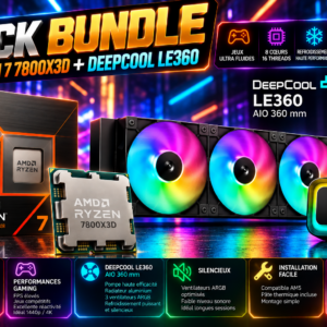 PACK AMD RYZEN 7800X3D DEEPCOOL LE 360