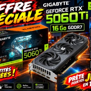 GIGABYTE WINDFORCE RTX 5060 TI 16GO DDR 7