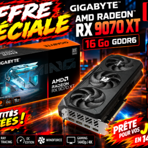 GIGABYTE AMD RADEON RX 9070XT 16GO DDR 6